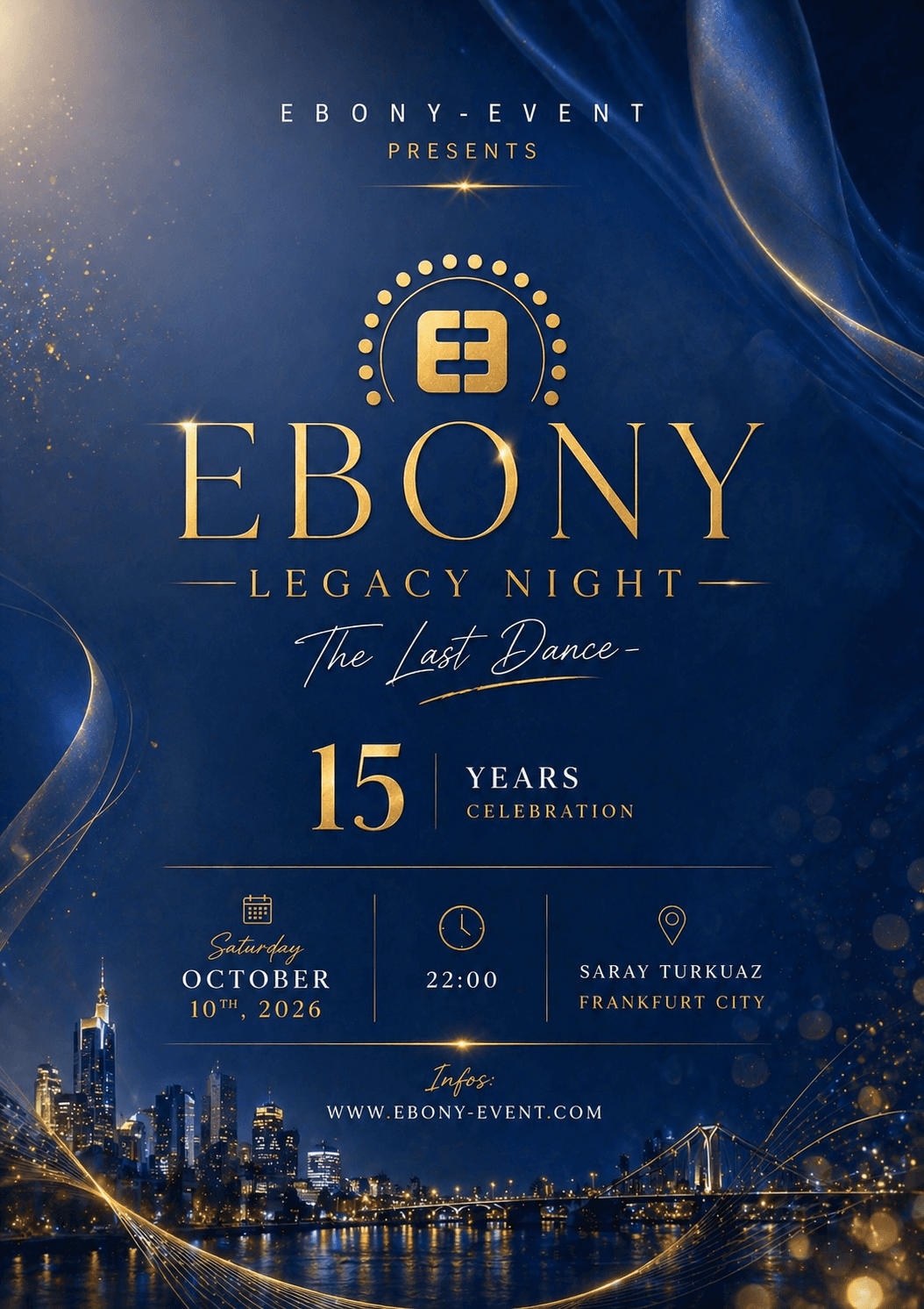 Ebony Legacy Night — Flyer principal